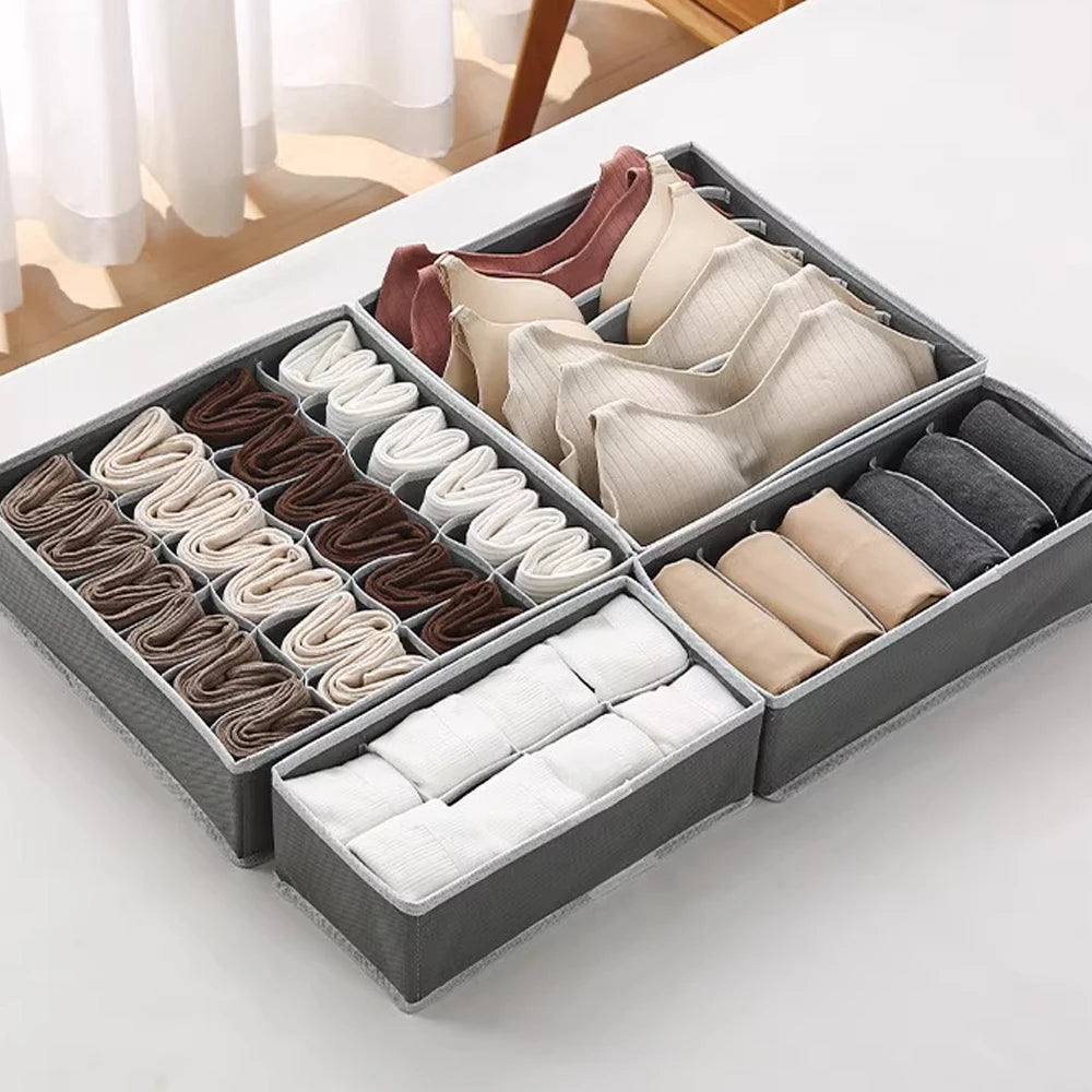 Foldable Drawer Organizer for Underwear, Socks & Clothes