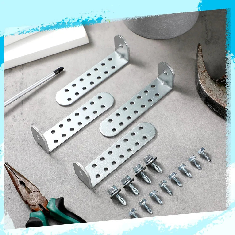 4-Pack Hurricane Condenser Brackets with Screws & Clips