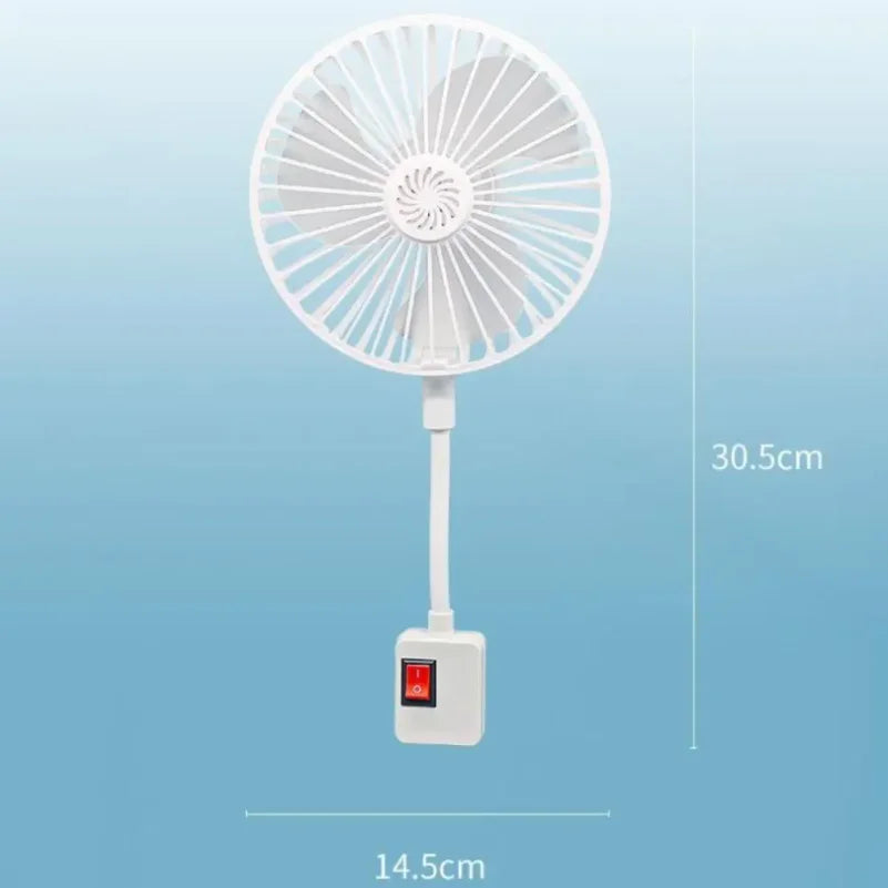 VIBE 360° Wall Socket Fan – Quiet 5W Space-Saving Plug-In Fan