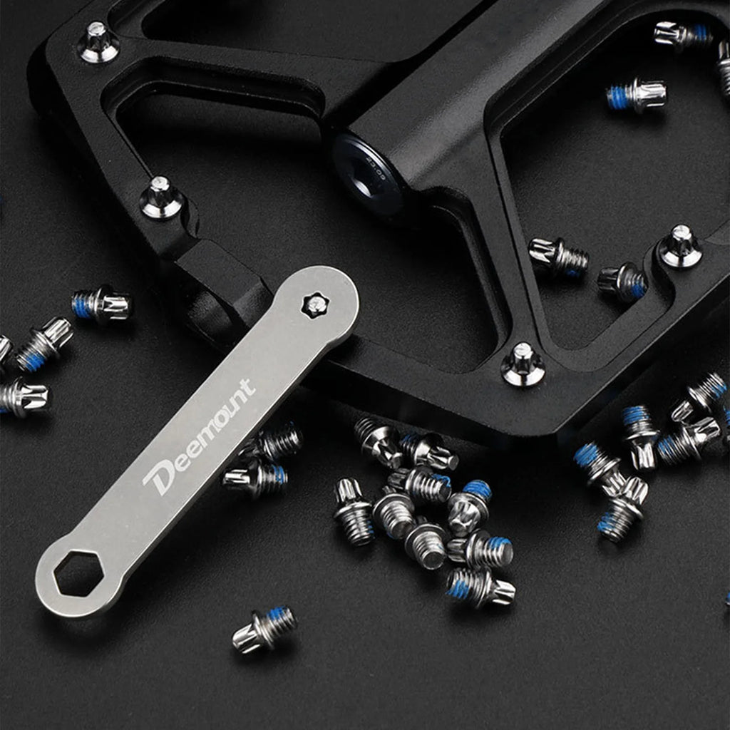 M4 Flat Head Bike Pedal Screws 25-Pack | Carbon Steel Bolts