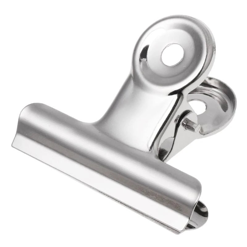 Stainless Steel Bag Clip Sealer & Paper Document Clamp
