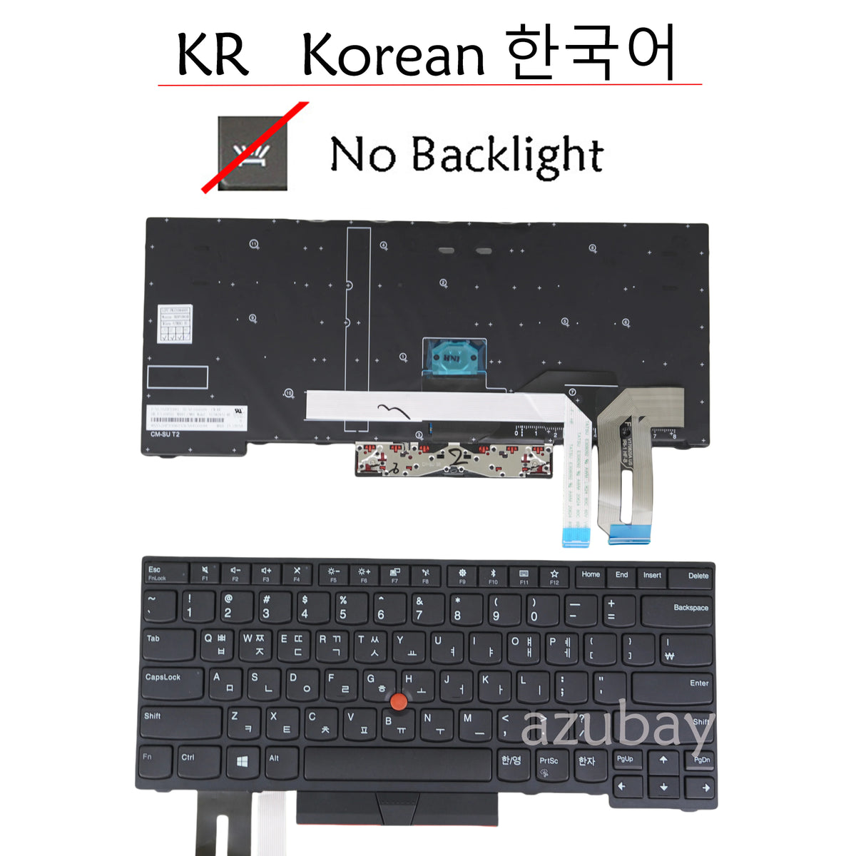 Korean Keyboard Lenovo ThinkPad L480 L490 T480s T490 No Backlit