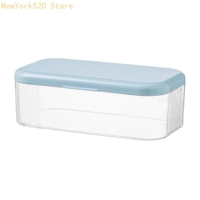 Desktop Storage Box with Lid – Holds Masks, Wipes & Tissues