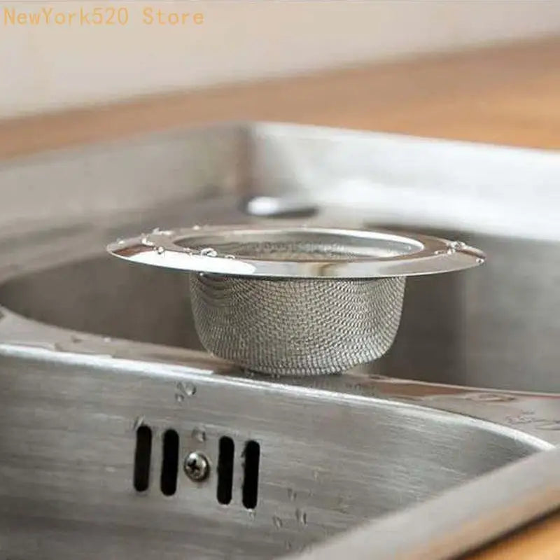 Stainless Steel Sink Strainer & Drain Hair Catcher with Lid
