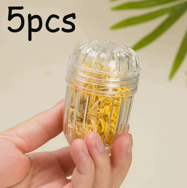 3/5pcs Reusable Flower Tea Infuser Strainer for Loose Leaf Tea