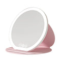 Foldable LED Vanity Mirror – Dimmable Rechargeable Makeup Mirror