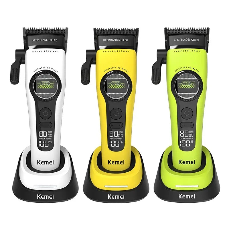 Kemei KM-1595 Professional Brushless Hair Clipper & Trimmer