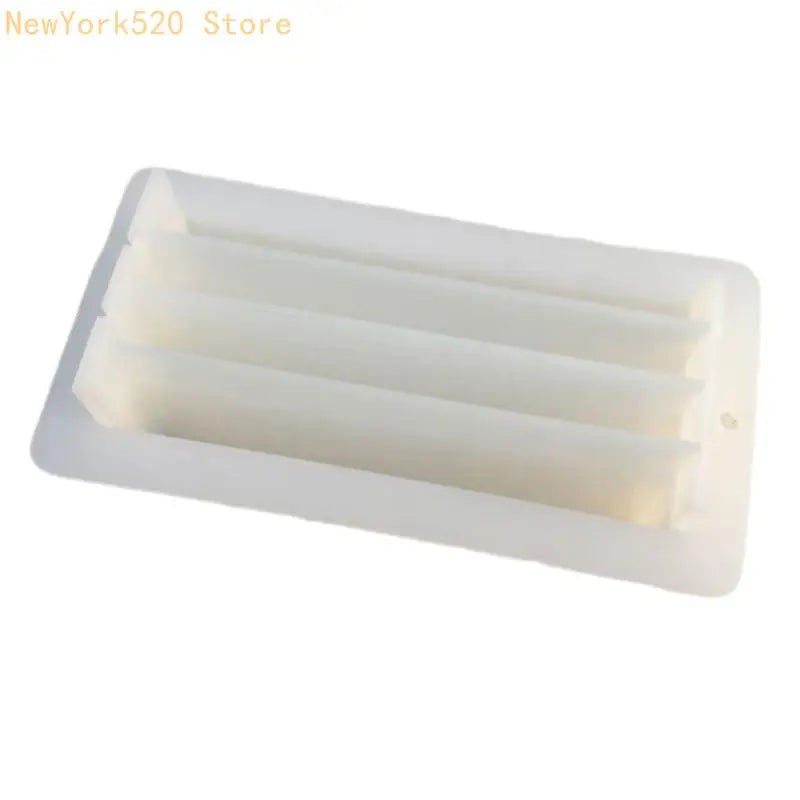 Silicone Rectangular Soap Loaf Mold – 9.5x5in Handmade Mould