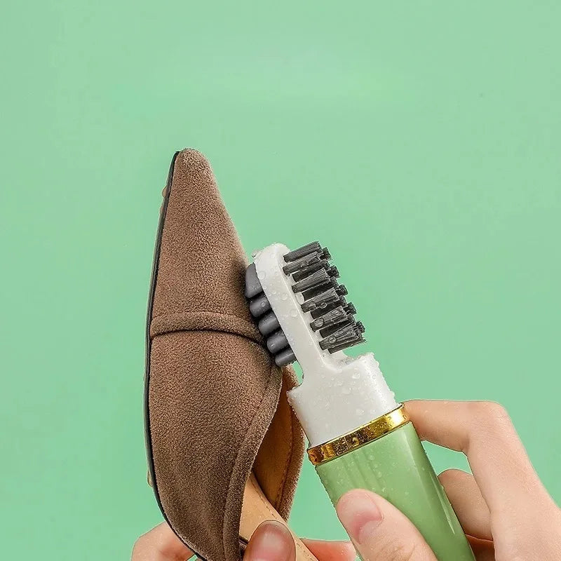Double-Sided Shoe Cleaning Brush – Soft & Portable | VIBE