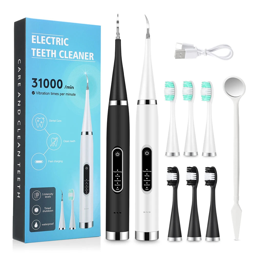 Hailicare Electric Dental Scaler – 5-Mode Tartar Remover