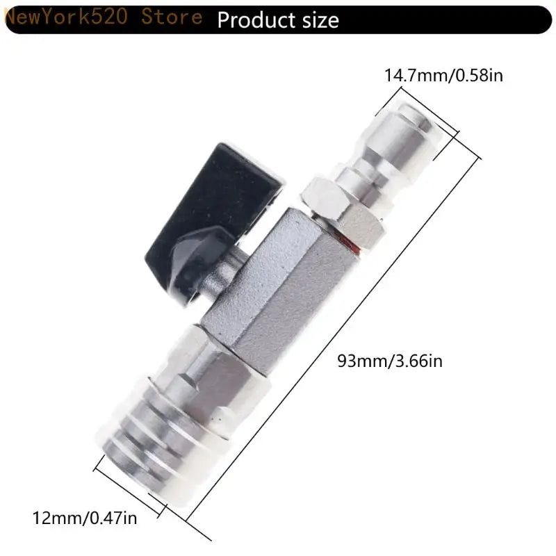 Garden Hose Adapter 1/4 GHT to 3/8 Quick Connect – Stainless Steel