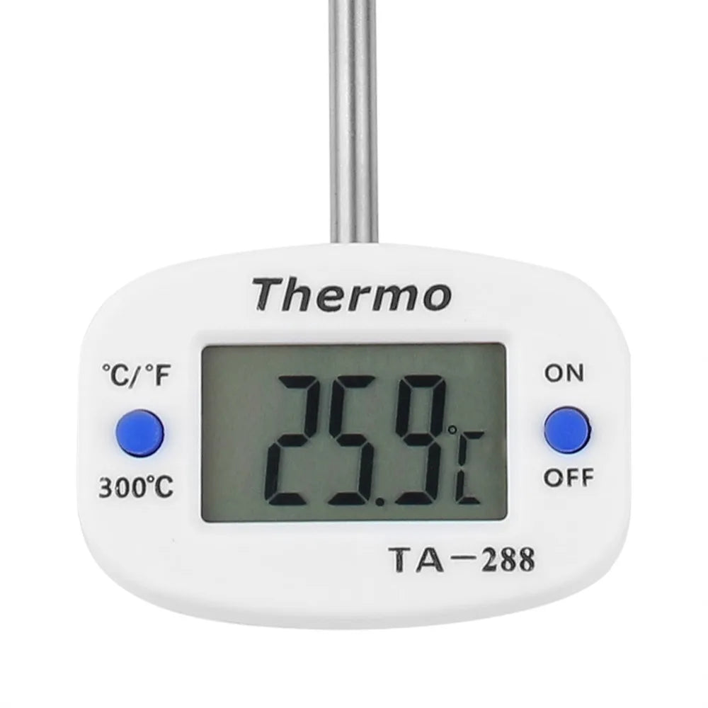 LCD Digital Food Thermometer – Instant Read Long Probe