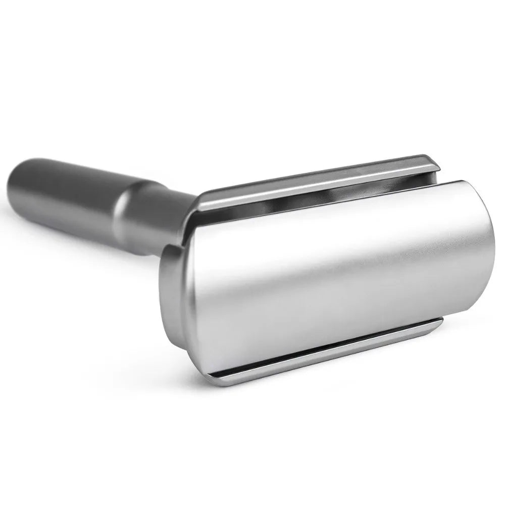 Adjustable Double Edge Safety Razor for Men + 5 Blades & PU Bag