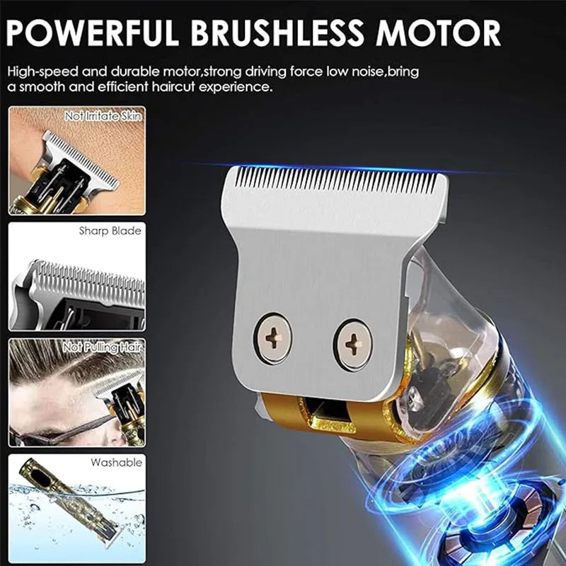 XMSJ T9 Rechargeable Men's Hair Clipper & Trimmer – 120Min