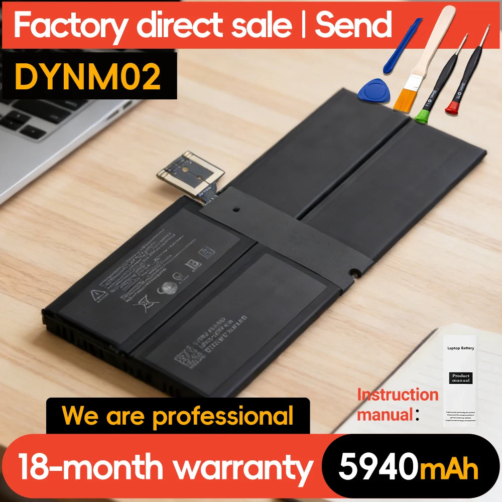 SUOZHAN 5940mAh Battery for Microsoft Surface Pro 5 & 6