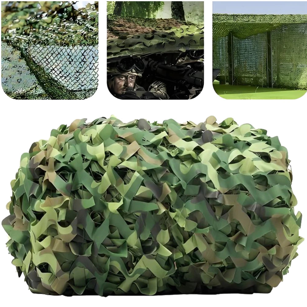 Woodland Camouflage Net – Hunting Blind, Garden & Outdoor Shade