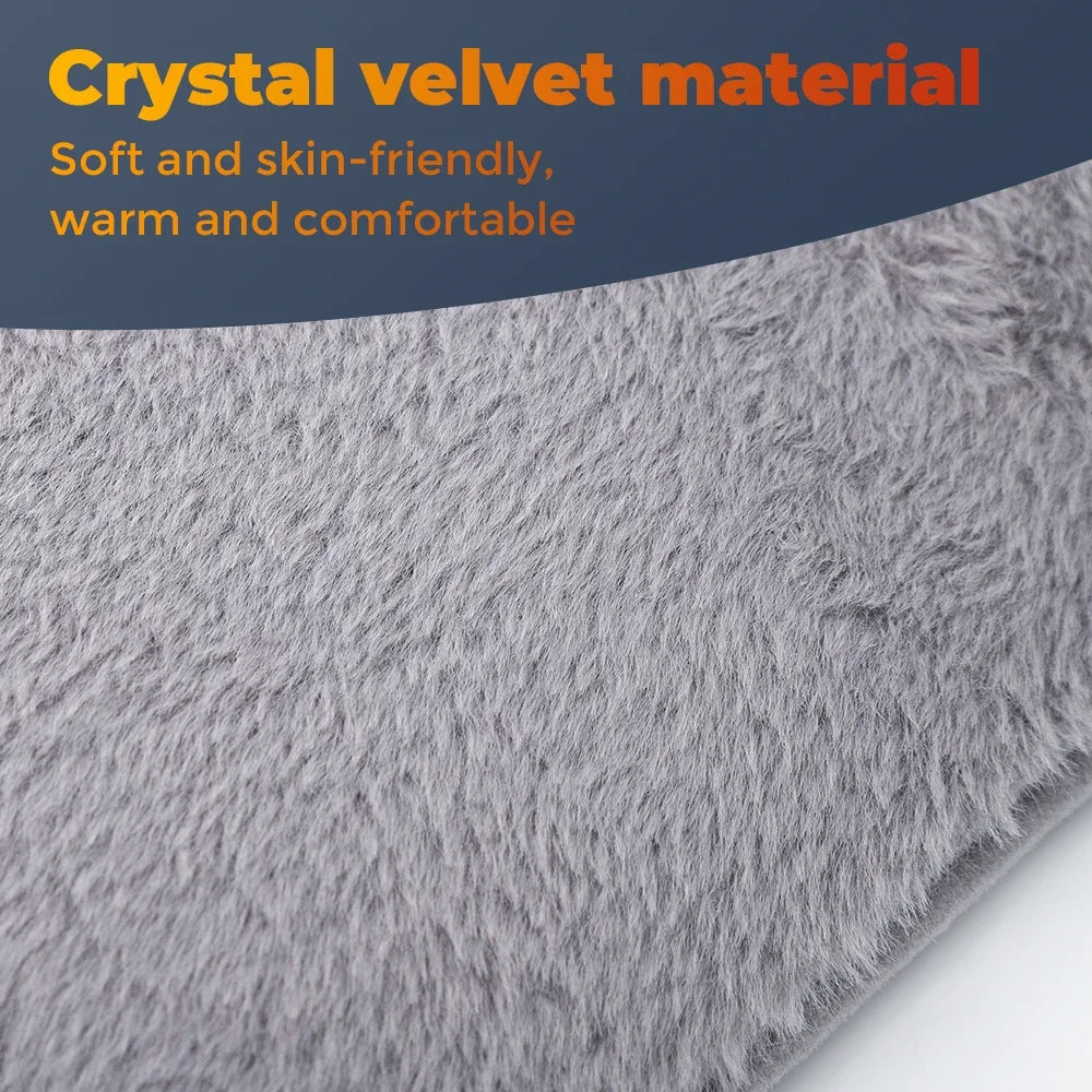 USB Electric Heating Pad Waist Warmer Belt – 3 Modes Crystal Velvet