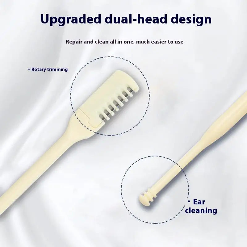 360° Manual Nose & Eyebrow Trimmer 2-in-1 | 5 or 10 Pack