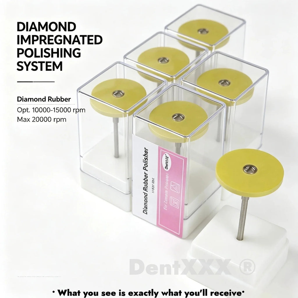 Rubber Diamond Polisher Wheel 26x2mm HP 2.35mm – 6 Grits