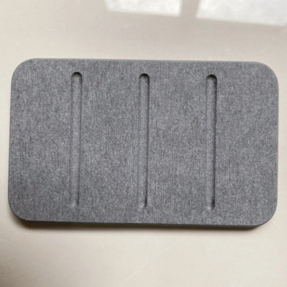 Diatomaceous Earth Soap Dish – Quick-Dry Self-Draining Holder