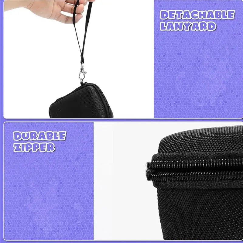 Large Capacity USB & SD Card Storage Organizer Box – Black