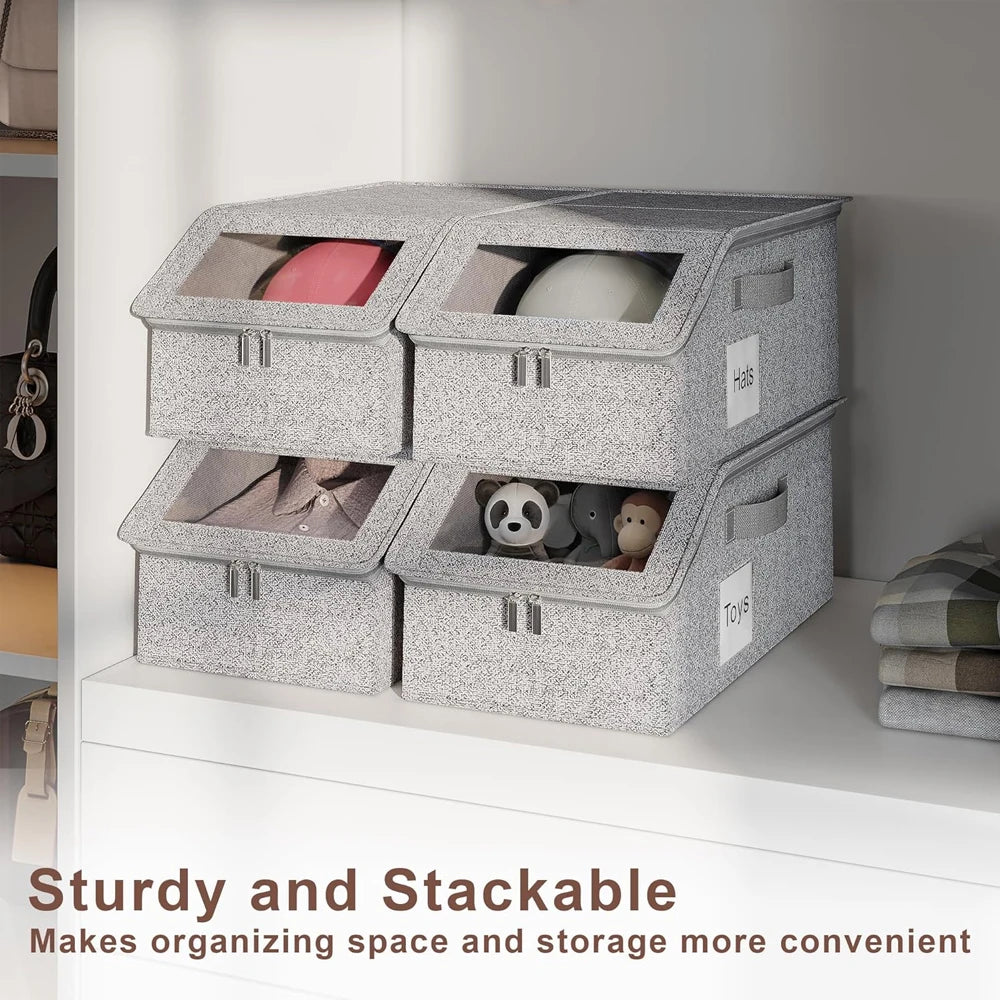 Foldable Baseball Cap Storage Box – Window & Zipper | VIBE