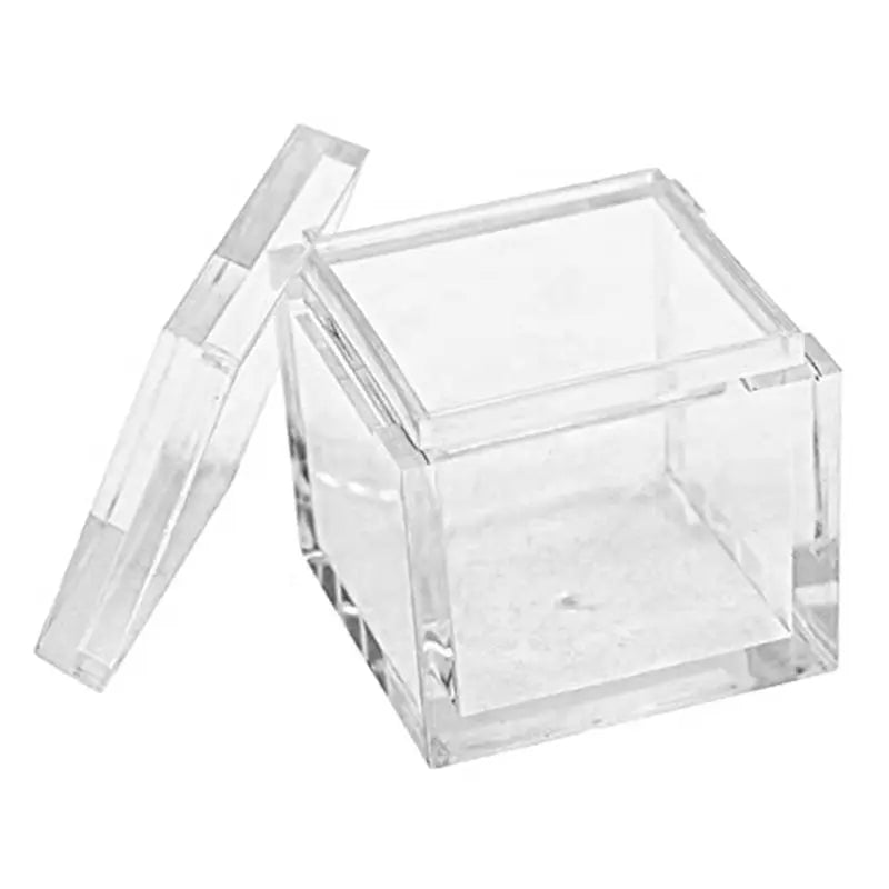 30-Pack Clear Acrylic Cases for 10mm Periodic Element Cubes