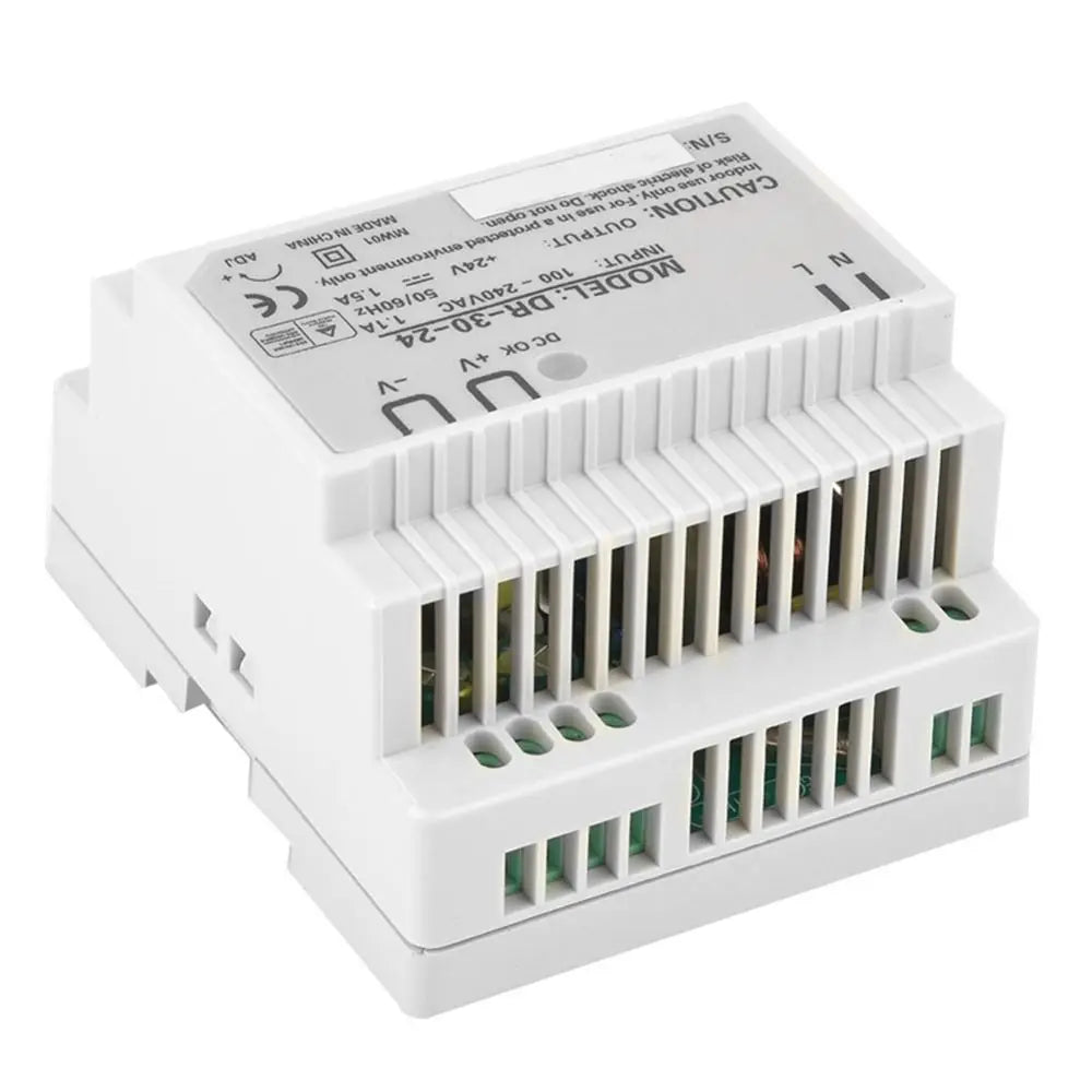 DR-30-24 30W DIN Rail Power Supply 24V AC to DC Converter