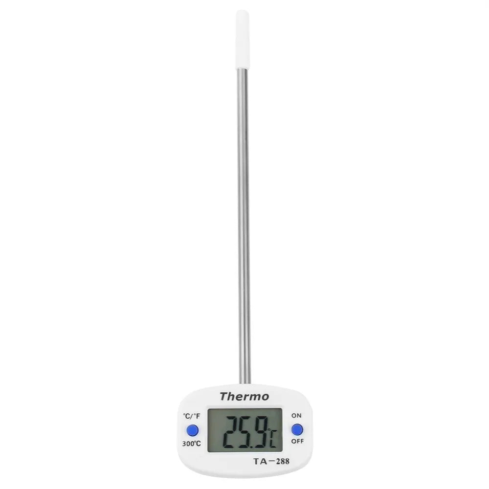LCD Digital Food Thermometer – Instant Read Long Probe