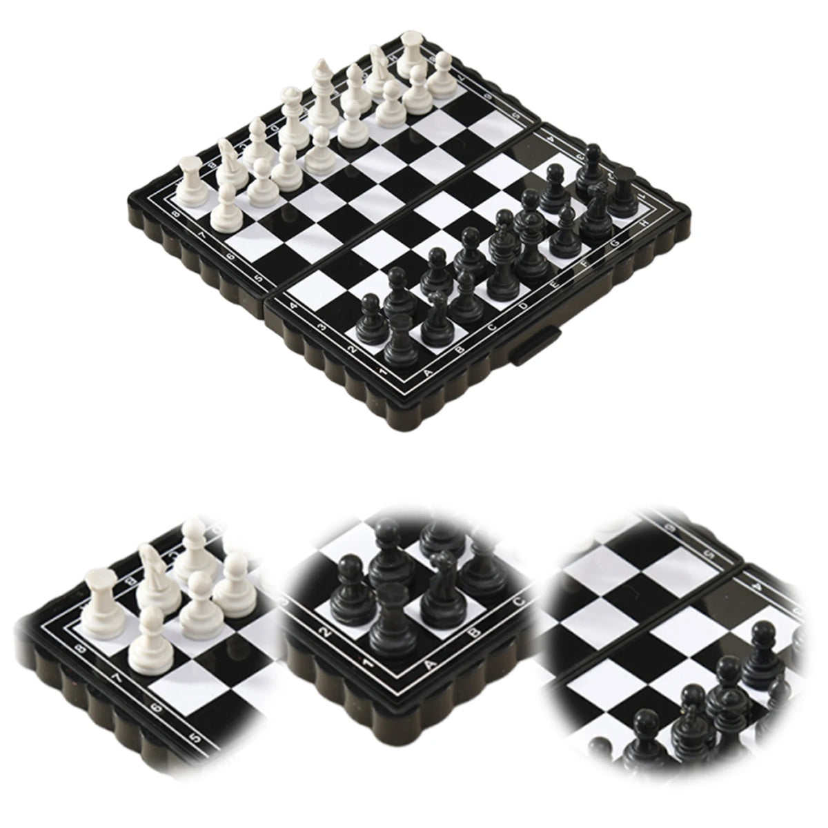 Portable Mini Magnetic Chess Set – Foldable Travel Board Game