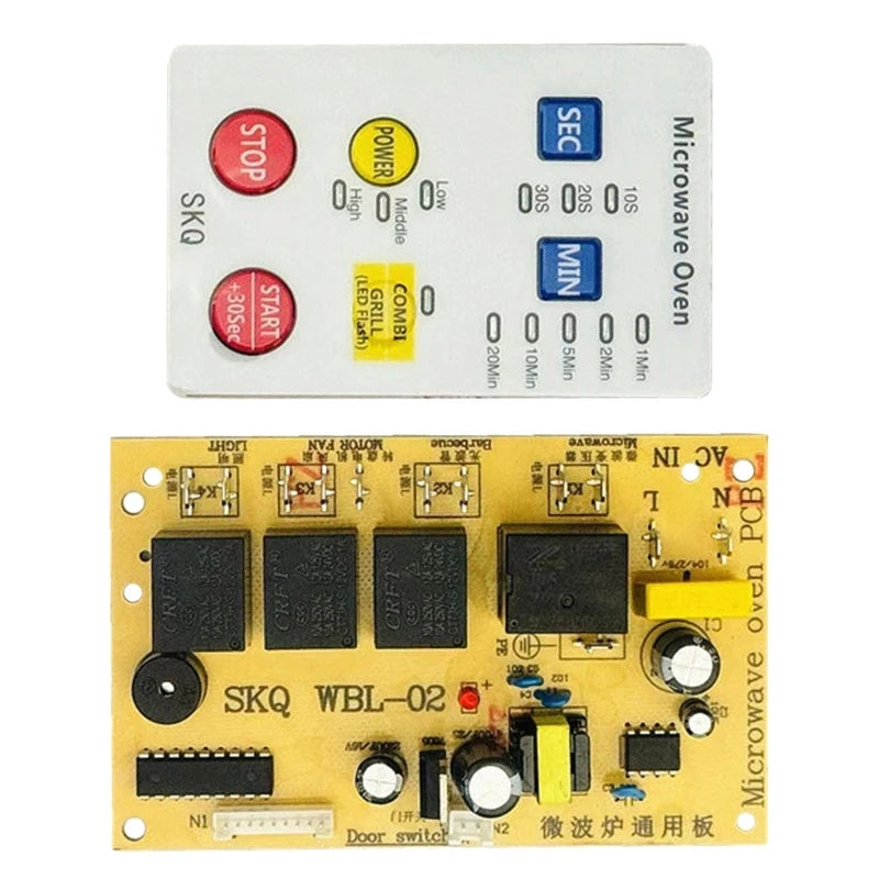 Universal Microwave Oven Circuit Board Ultra-Thin Button Replacement