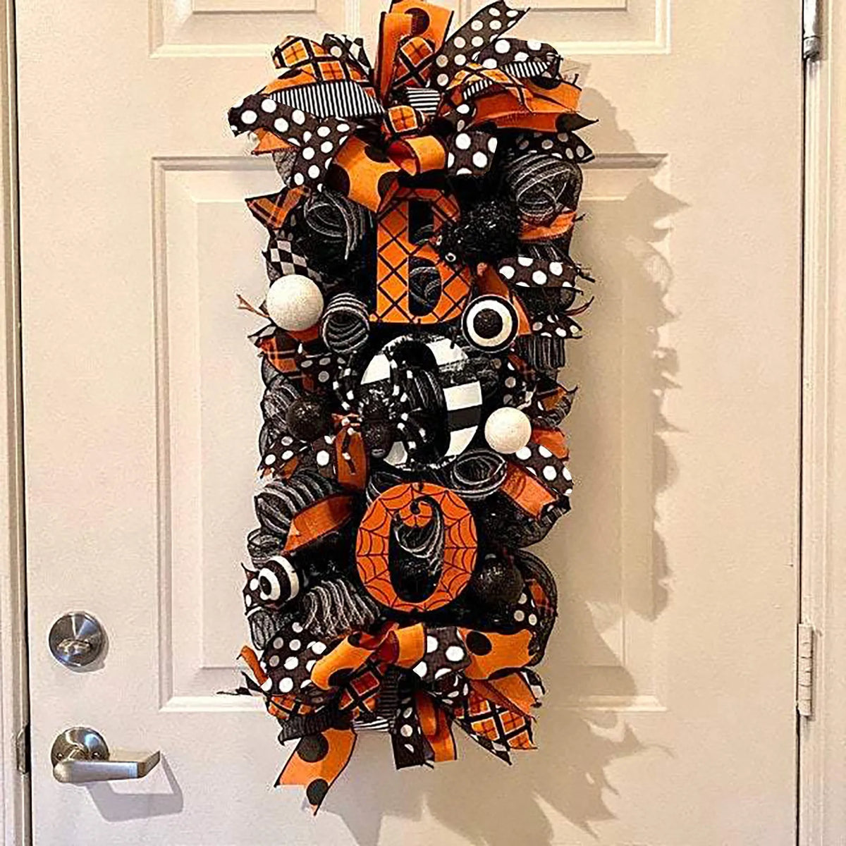 3D Halloween Swag Wreath – Fall Front Door & Wall Decor