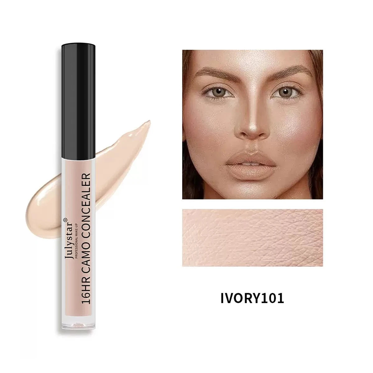 VIBE 6 Color Liquid Concealer – Full Coverage, All Skin Types