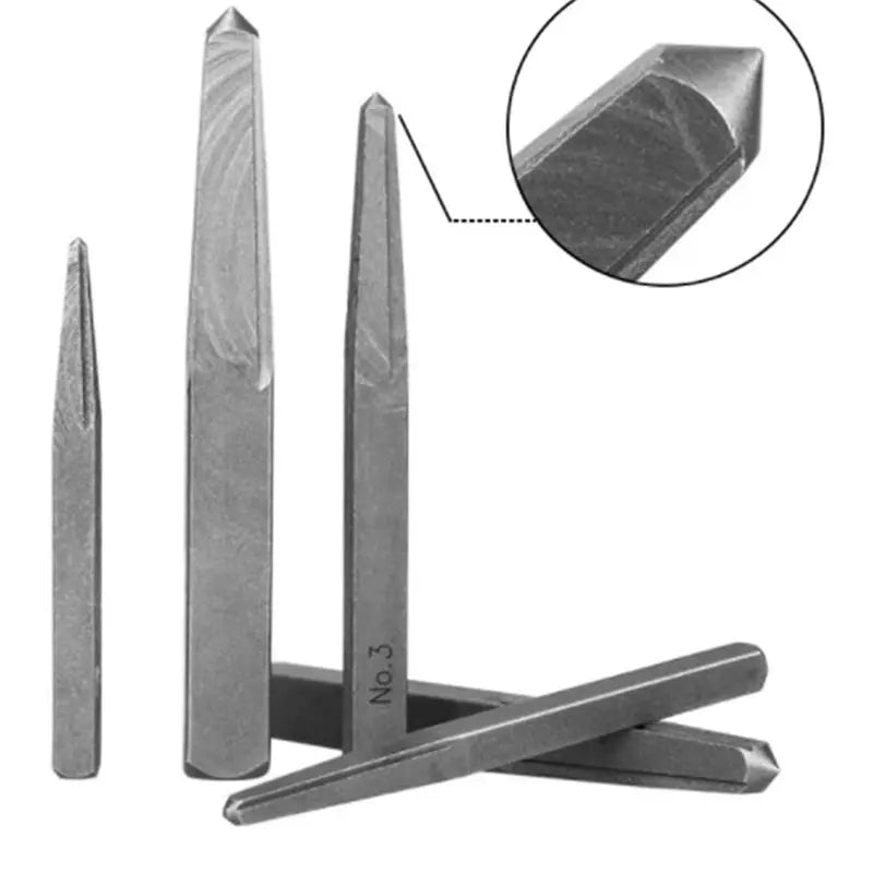 5-Pc Easy-Out Screw Extractor Set – Removes Stripped Bolts