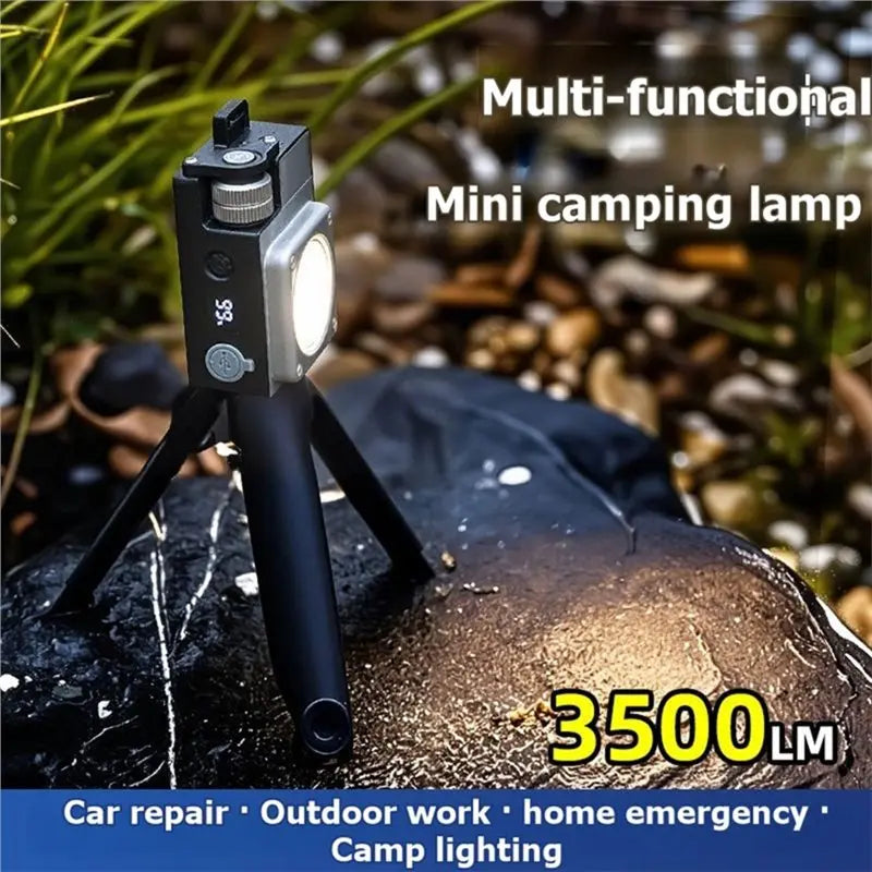 VIBE 3500LM LED Camping Lantern – USB-C Rechargeable Power Bank