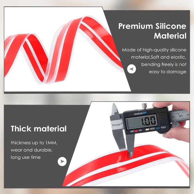 Silicone T-Shape Windproof Sealing Strip – Doors & Glass