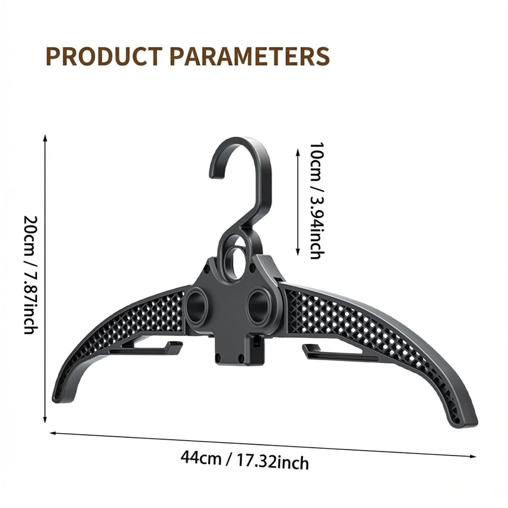 Portable Folding Clothes Hanger – Travel, Dorm & Hotel Use