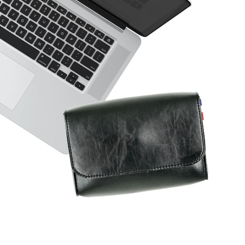 VIBE Magnetic PU Leather MacBook Accessories Storage Pouch