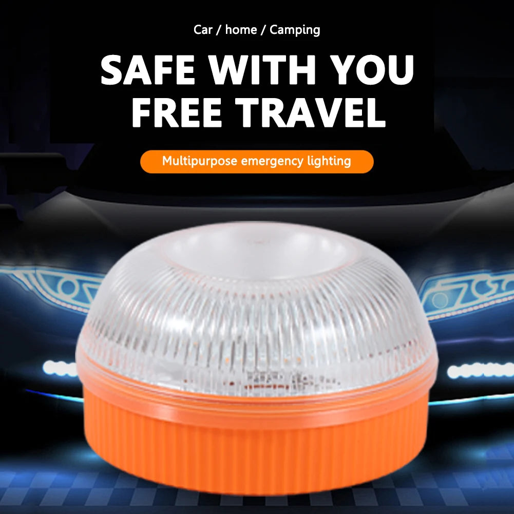 LED Car Emergency Strobe Beacon Warning Light | USB Rechargeable
