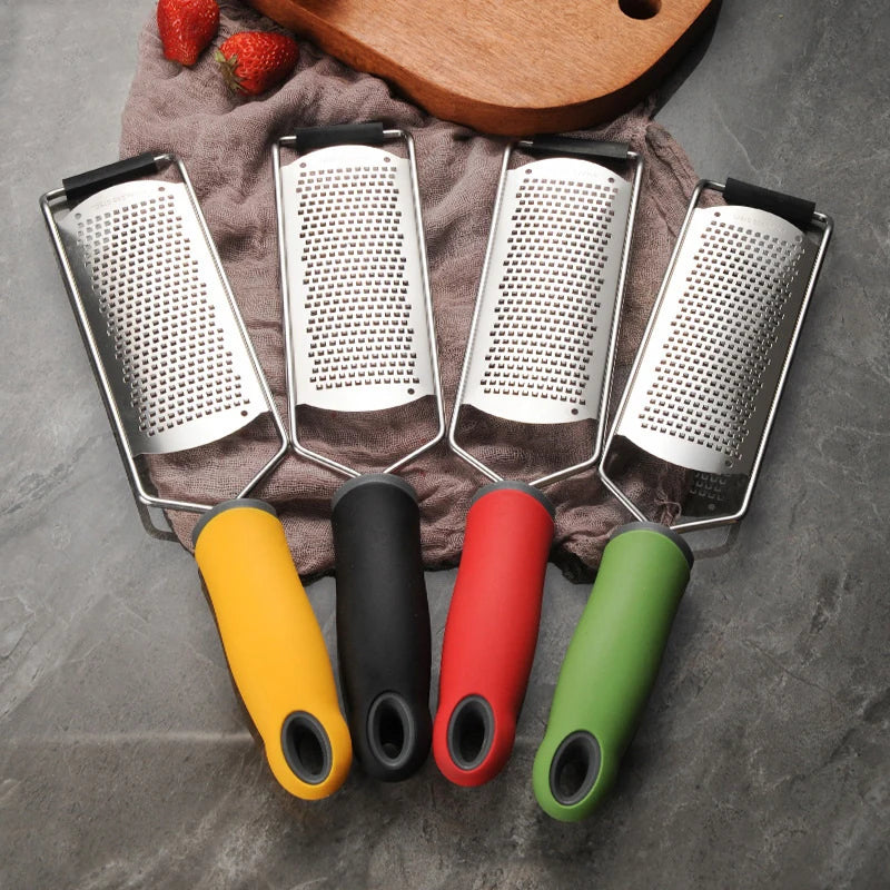 Stainless Steel Cheese Grater & Lemon Zester – Multi-Use Tool