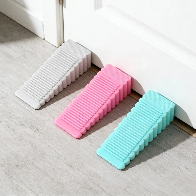 Silicone Door Stop Wedge Anti-Slip Door Retainer 5–25mm