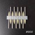 Silicone Nail Drill Bits 10/50/100Pcs – 7 Grits Polishing Heads
