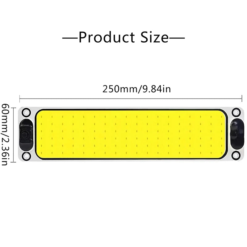 32W COB LED Strip Light 12V 24V Truck Car Reading Lamp IP68