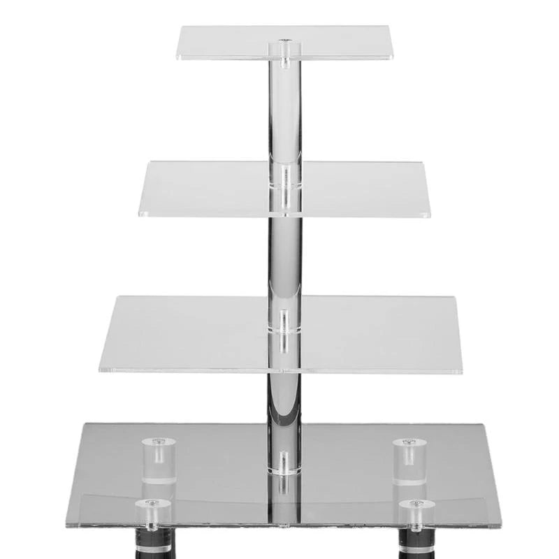 Clear Acrylic Cupcake & Dessert Display Stand – Multi-Tier