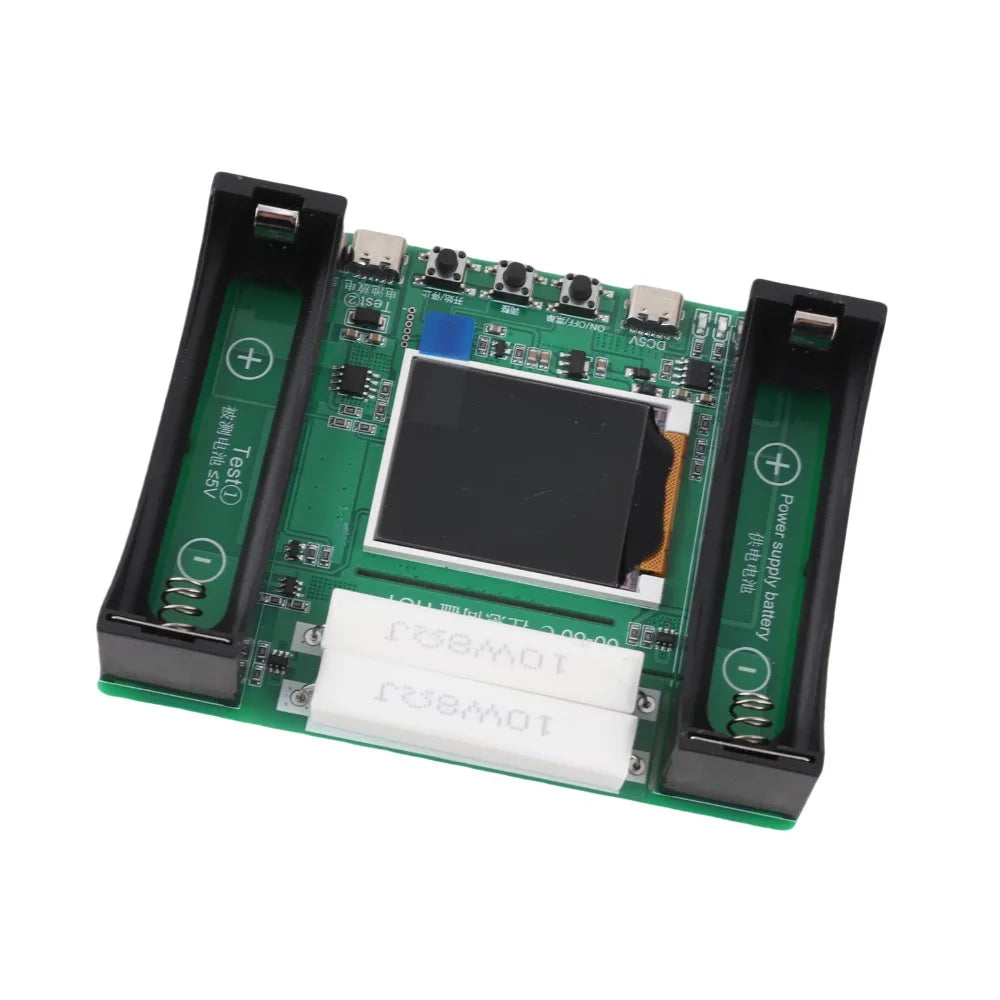 18650 Battery Capacity Tester – mAh/mWh LCD, Type-C DC 5V