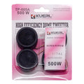 2-Pack 500W Mini Dome Car Tweeter Loudspeakers | Universal Fit