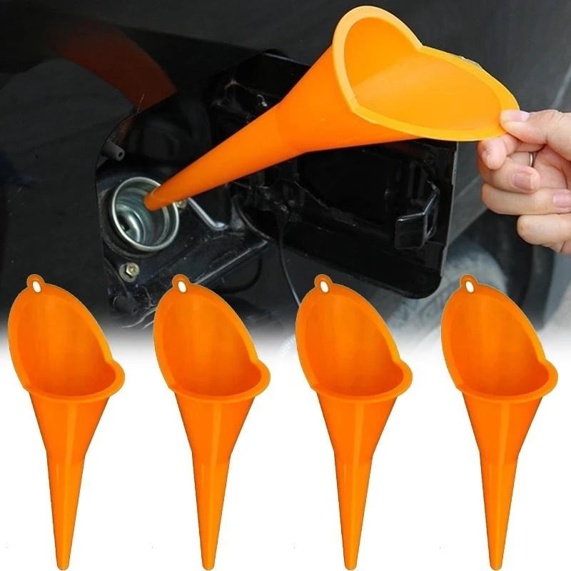 Long Handle Splashproof Fuel Funnel – Car & Motorcycle