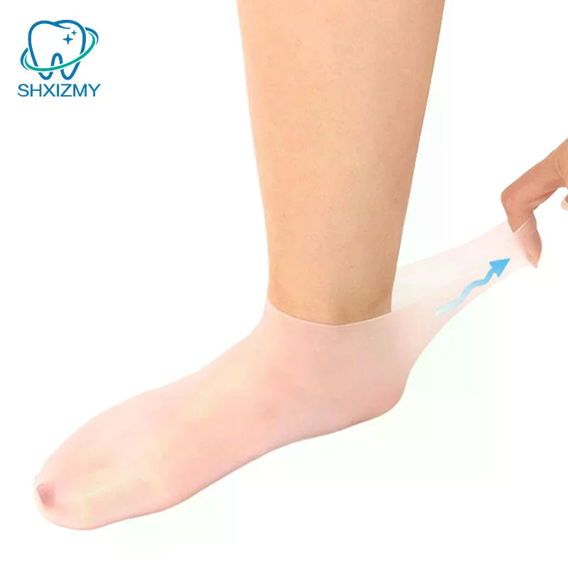 Silicone Moisturizing Foot Socks with Massage Texture