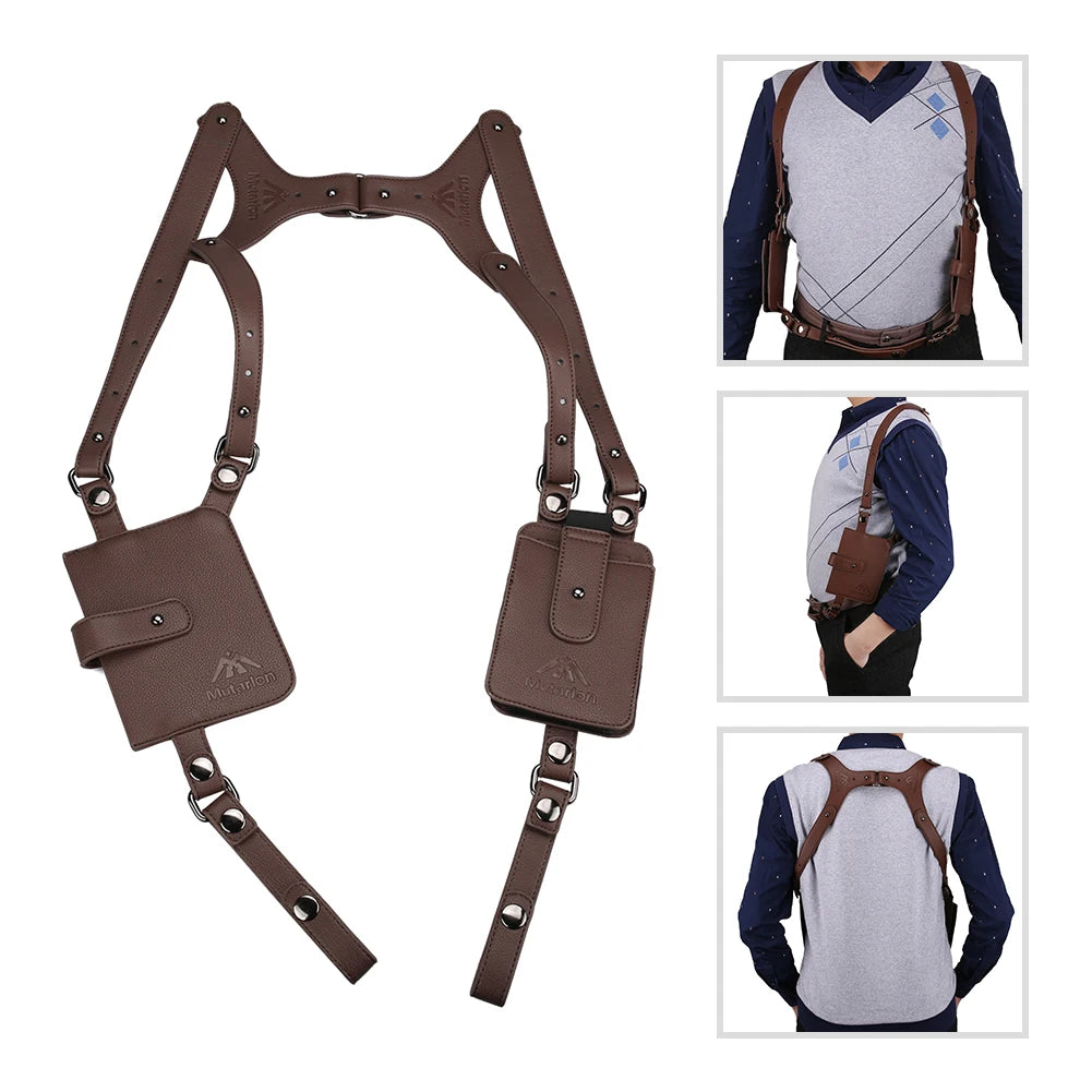 Underarm Shoulder Holster Wallet – Anti-Pickpocket PU Bag