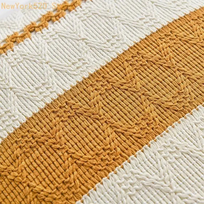 Bohemian Cotton Linen Pillow Cover | Machine Washable 45x45cm